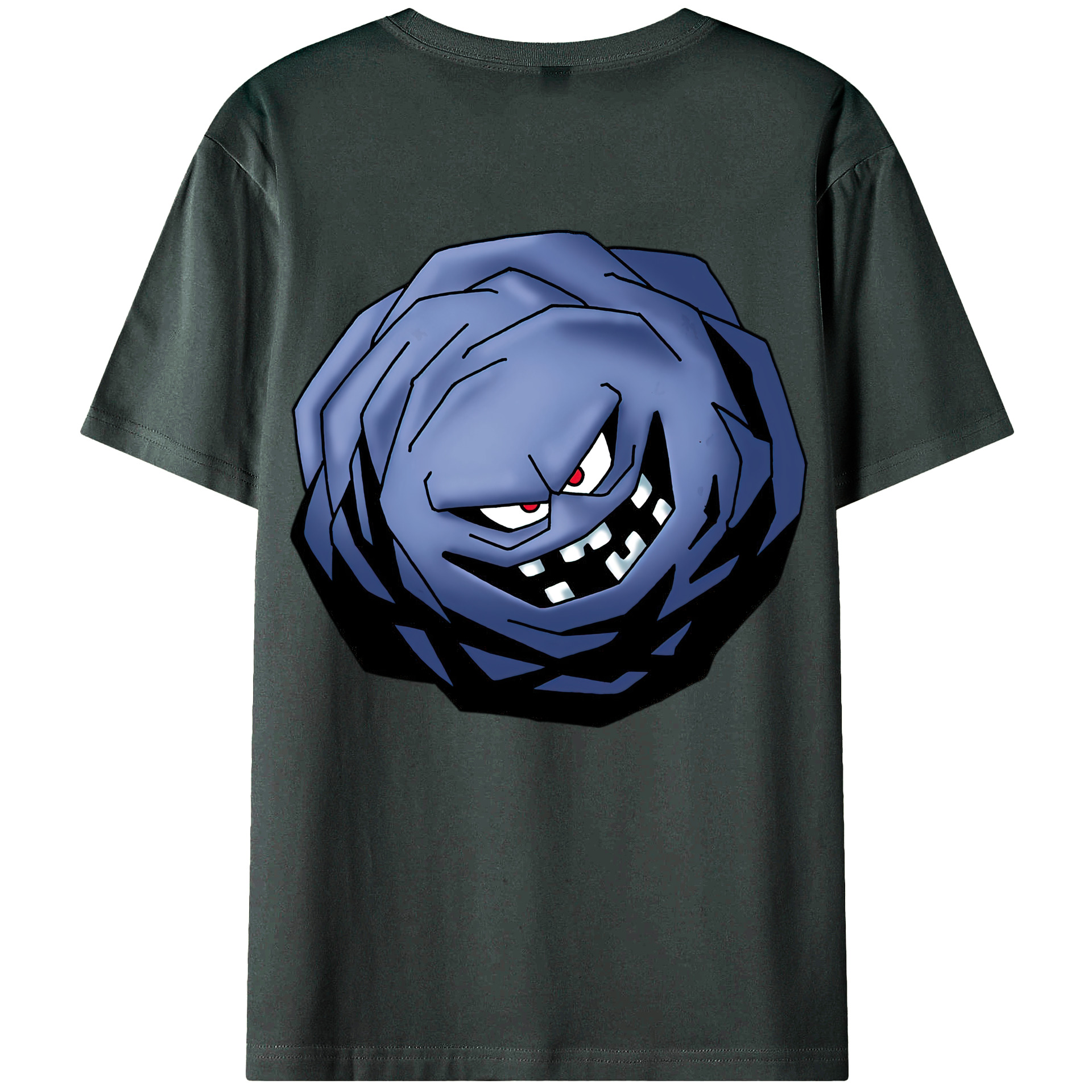 （画像用） ドラゴンクエスト Doragon Kuesuto Dragon Quest 綿100％ メンズ半袖Tシャツ（バックプリント） 通気性